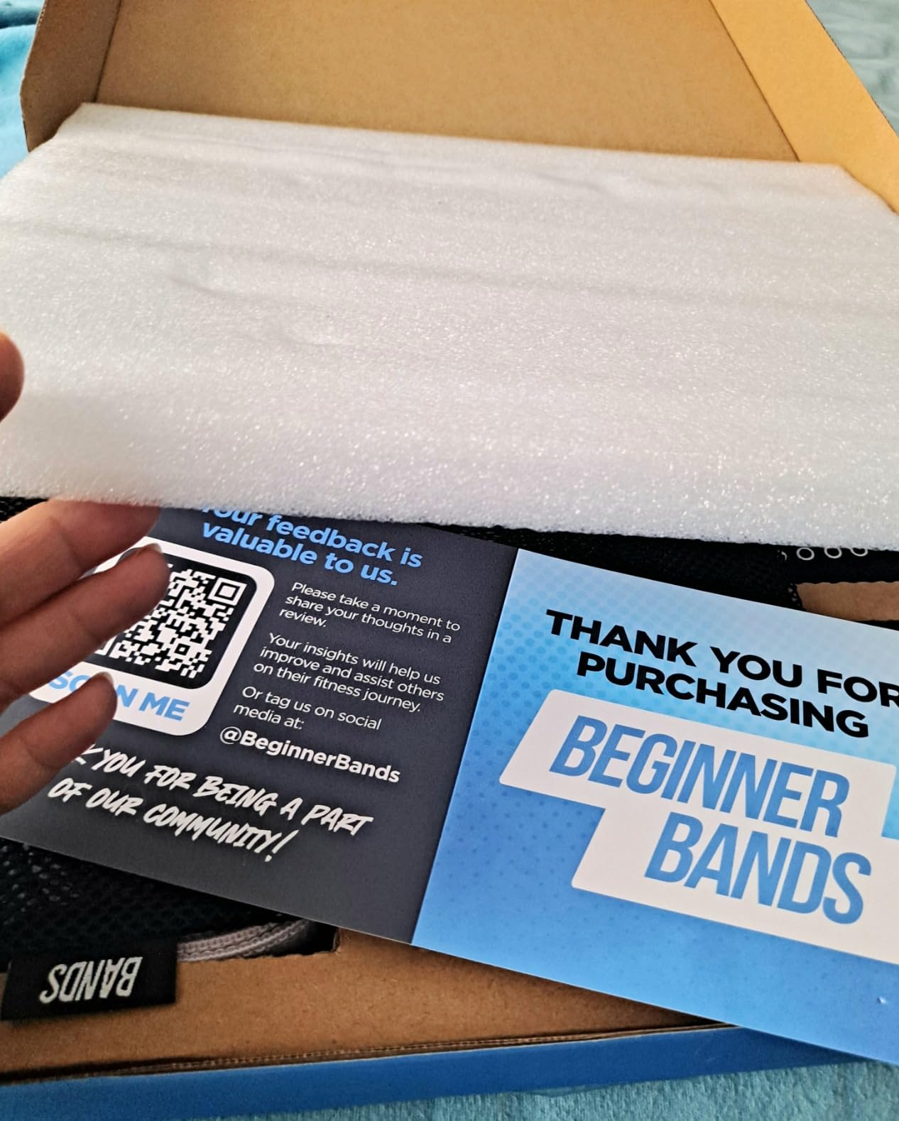 Beginner Bands Set of 6 by Justin Agustin - Specifically Designed for Total Beginners - Gentle Exercise Bands for Seniors & Limited Mobility - Soft Fabric - Home Gym Equipment. Incl. Door Kit & Bag customer photo 1
