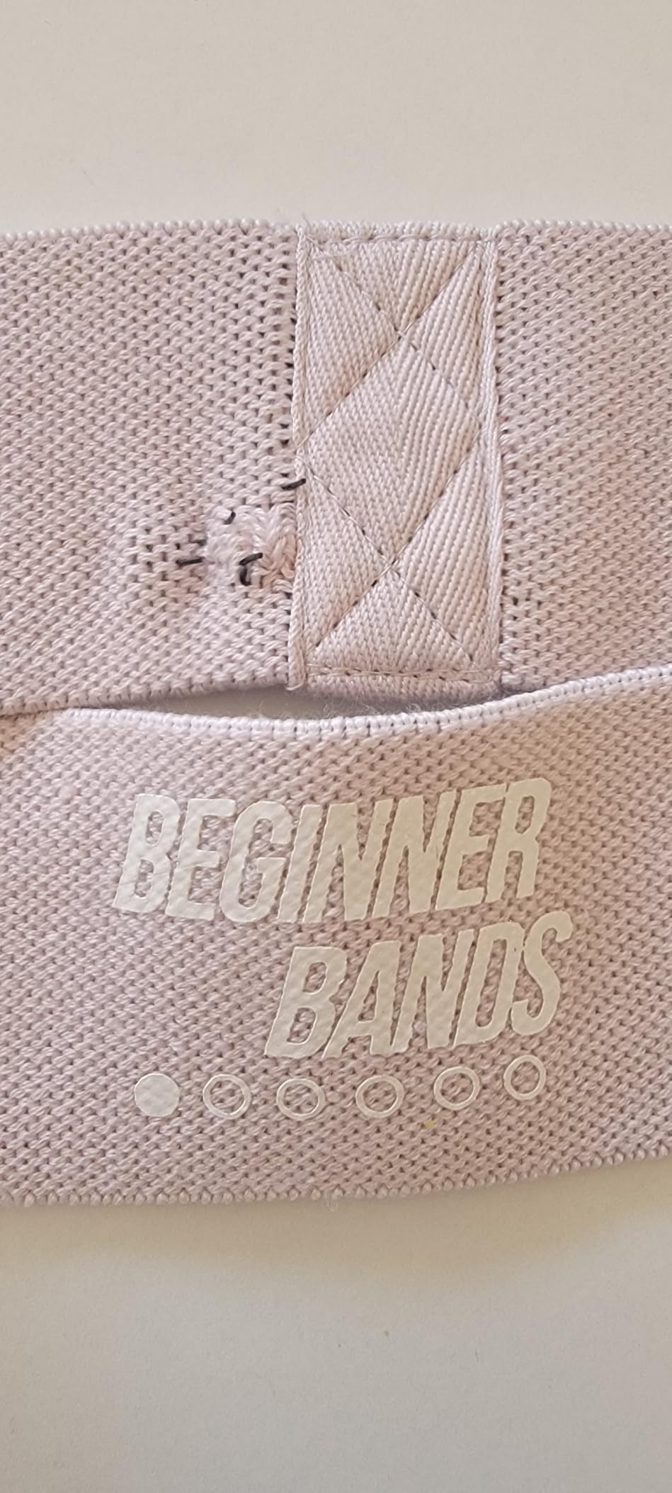 Beginner Bands Set of 6 by Justin Agustin - Specifically Designed for Total Beginners - Gentle Exercise Bands for Seniors & Limited Mobility - Soft Fabric - Home Gym Equipment. Incl. Door Kit & Bag customer photo 2