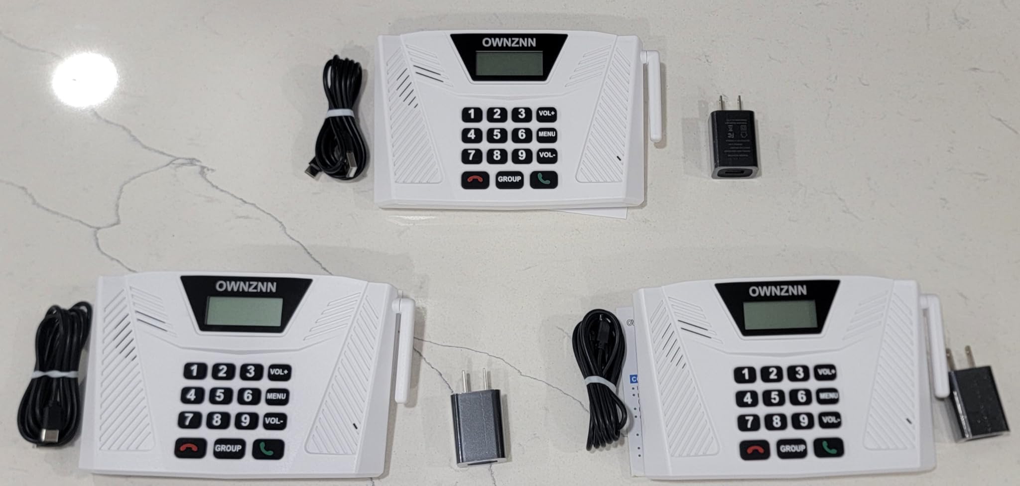 Intercoms Wireless for Home, Hands-Free Full Duplex Intercom 5300ft | Real-Time Two-Way Talk, 2026 Intercom System, Group Call, Auto Answer, Wireless Intercom System for Business Office (4 Pack) customer photo 2