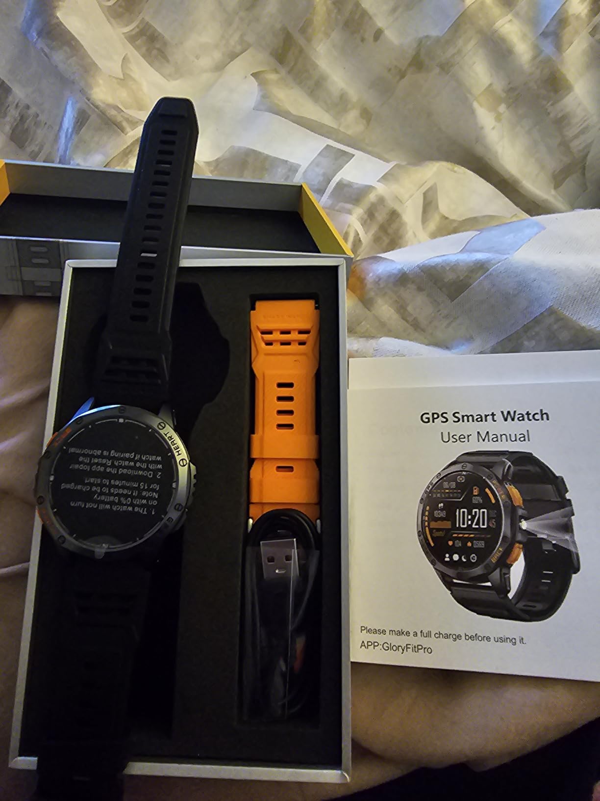 Military Smart Watch for Men, Built-in GPS, 30-day standby, 1.43