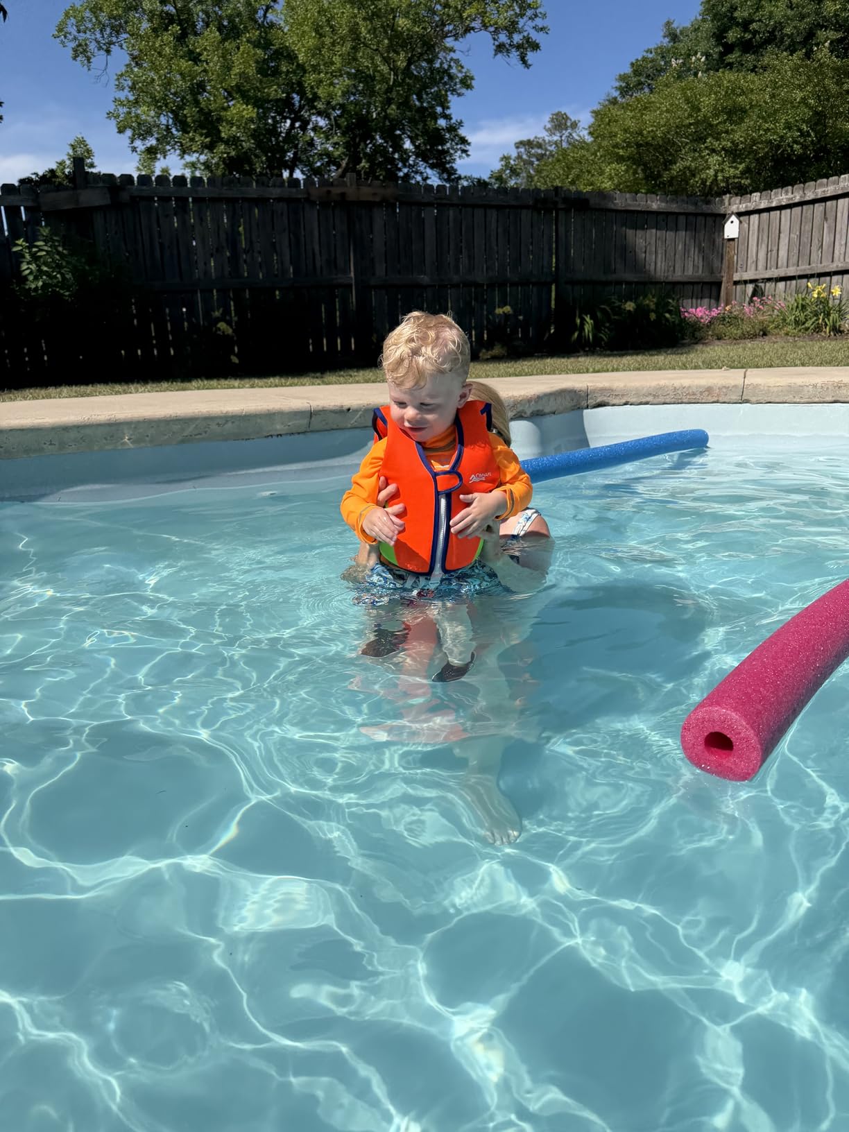 Toddler Swim Vest Kids Floaties Boys Girls Swim Float Jacket Buoyancy Swimwear customer photo 2