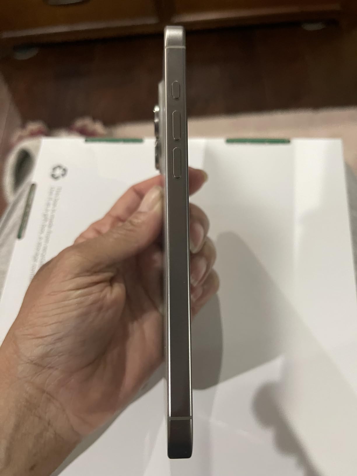 Apple iPhone (Renewed Premium) 16 Pro Max, US Version, 256GB, Desert Titanium - Unlocked customer photo 1
