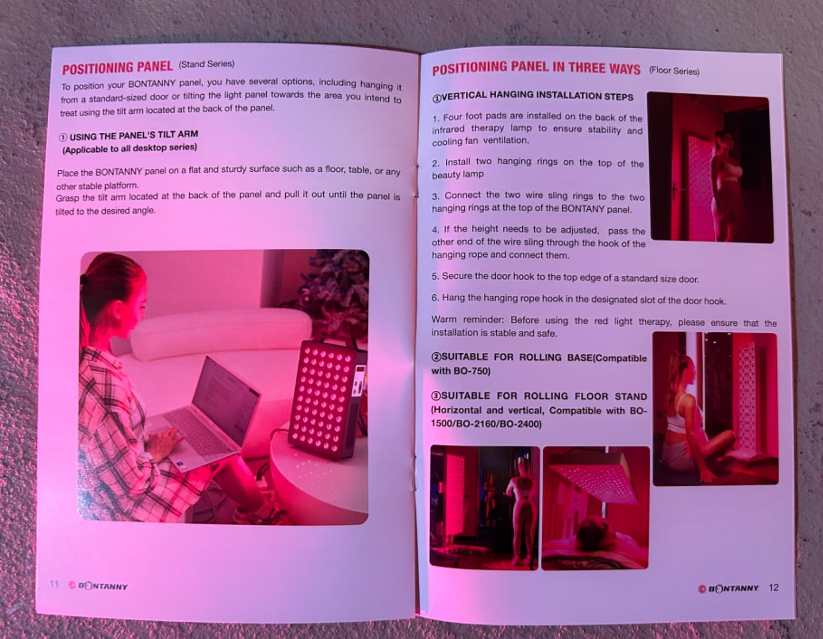 BONTANNY Red Light Therapy, 630/660/810/830/850nm 5 Wavelengths Red Near Infrared Light Device with 60 Dual Chip Clinical Grade LEDs, Remote Control, Timer for Face, Body, Pain Relief, BO-300 (White) customer photo 1