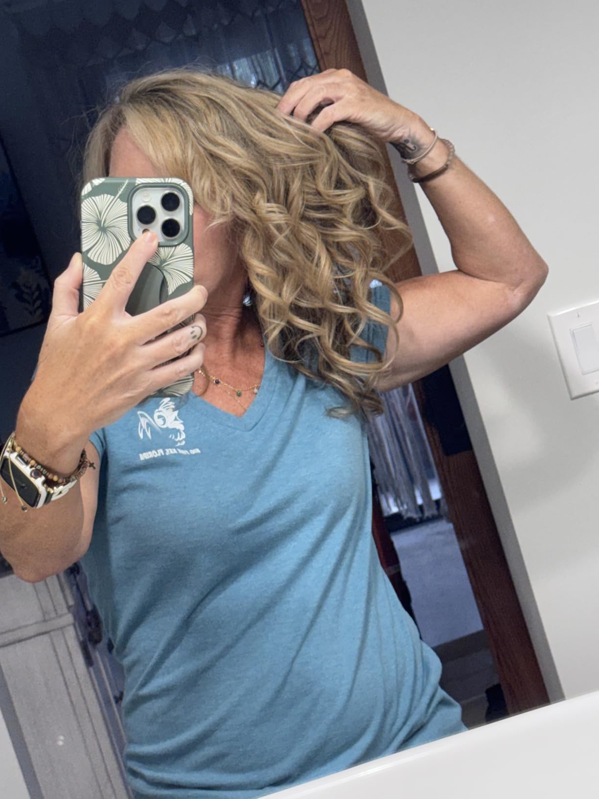 TYMO CURLGO Cordless Automatic Rotating Curling Iron, Portable Hair Curler customer photo 1