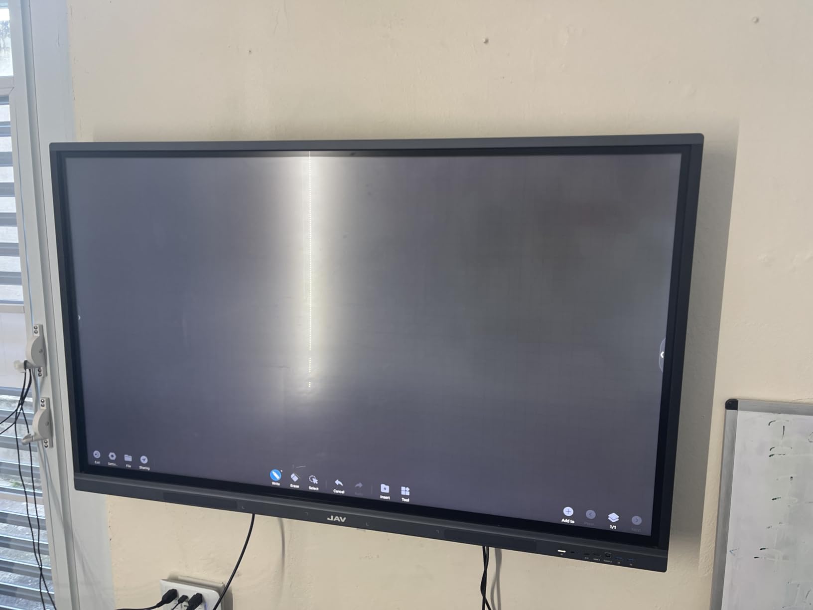 JAV Smart Board Interactive Whiteboard for Classroom Office Home, 4K UHD 8+128GB Touchscreen Smartboard with Built-in EDLA Licensed Android OS & Open App Ecosystem, Wi-Fi & Bluetooth | 4K UHD, 8+128GB, Touchscreen, EDLA Licensed Android OS, Wi-Fi & Bluetooth customer photo 1