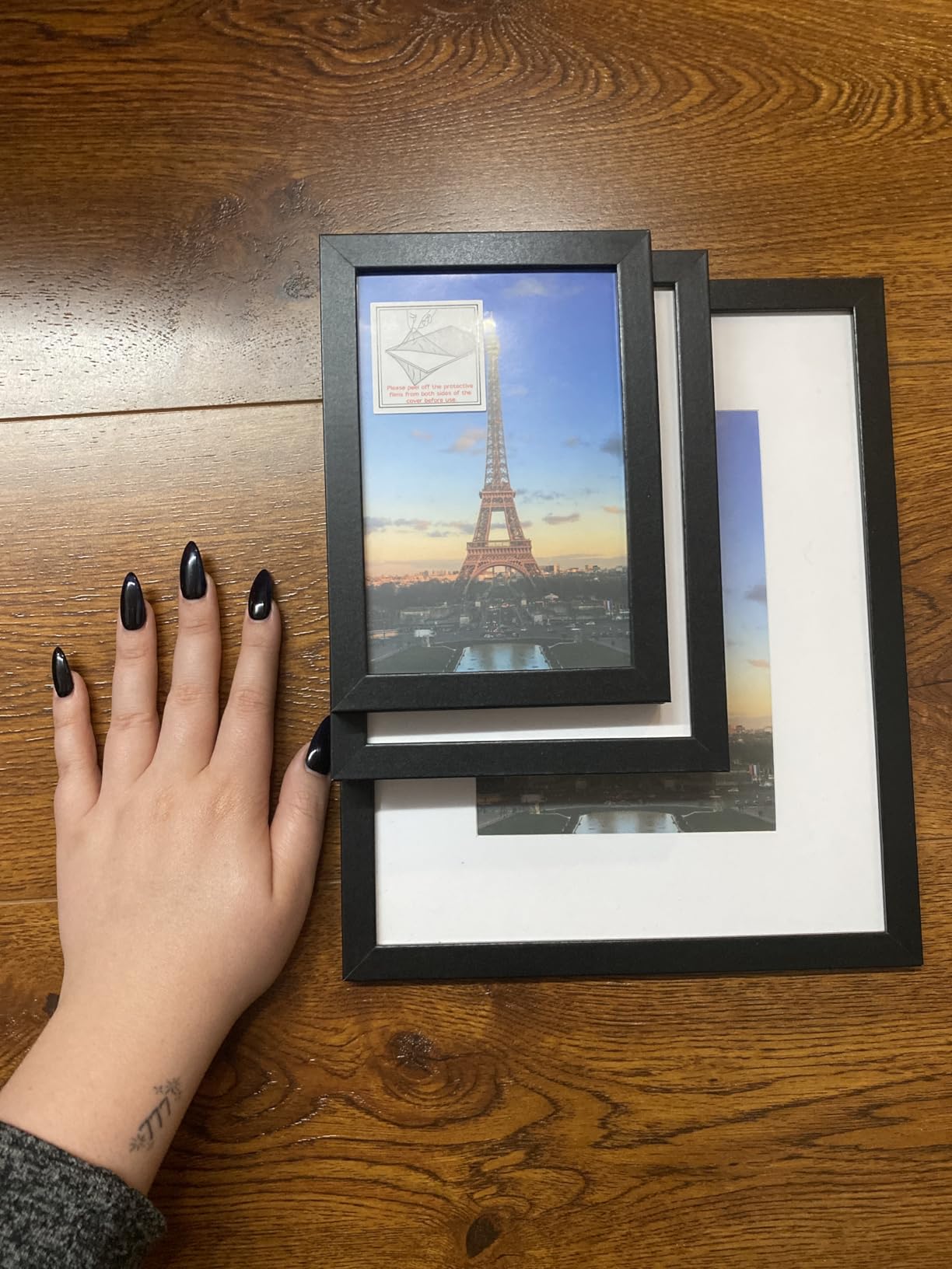 10 Pack Picture Frames Collage Wall Decor for Mounting or Tabletop Display, Gallery Wall Frame Set with Two 8x10 Black Frames, Four 5x7 Frames and Four 4x6 Frames customer photo 2
