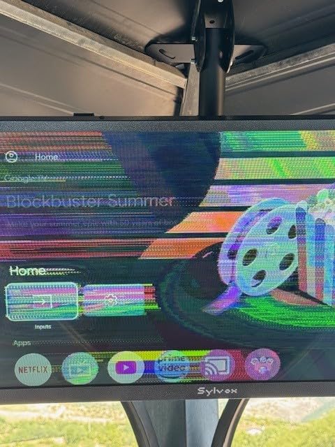 SYLVOX 32 inch Outdoor TV, Full Sun Outdoor TV 1500 Nit High Brightness | 1080P FHD Sunlight Readable Display, IP56 Weatherproof TV, Smart Televisions for Outdoor Poolside Backyard Business (Pool SE) customer photo 2