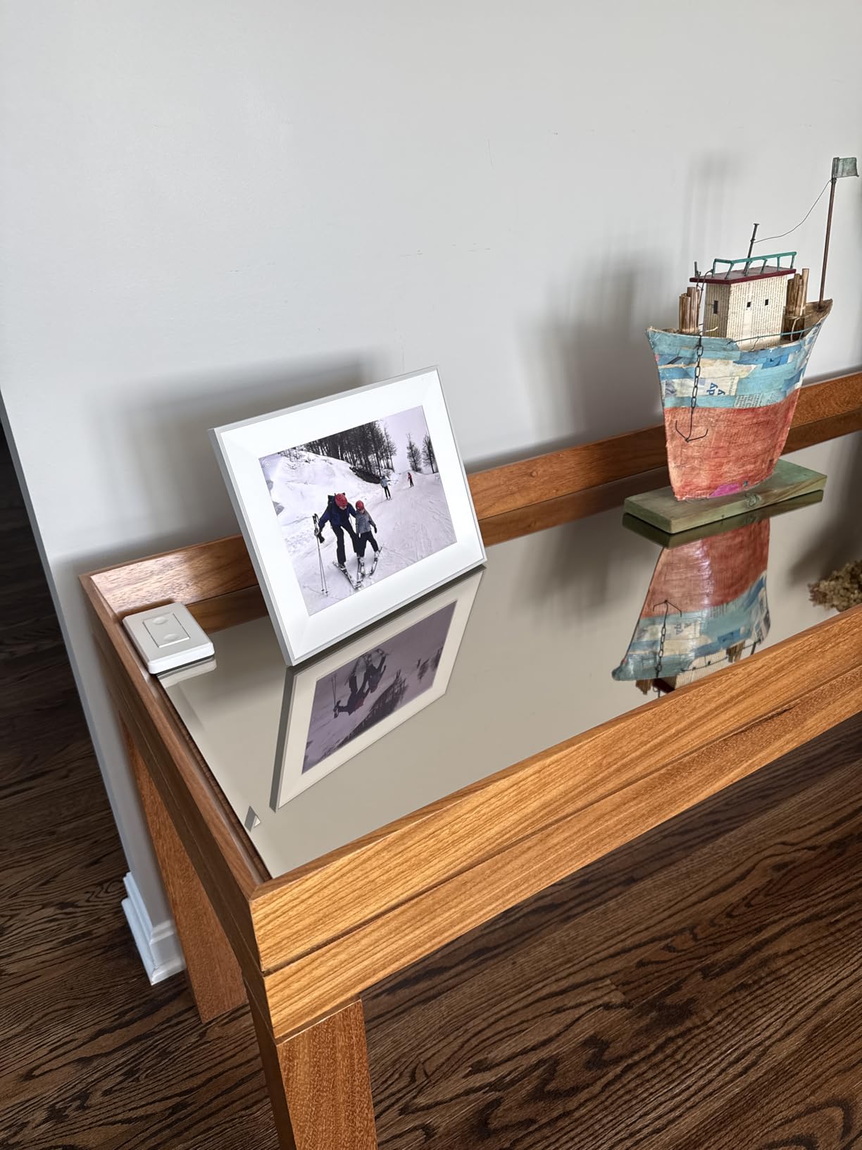 Aura Digital Picture Frame | Aspen: The Best Portrait or Landscape Frame customer photo 2