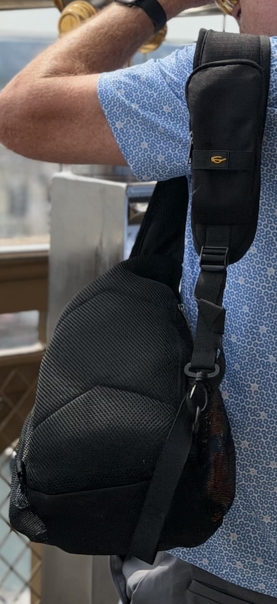 SKYSPER Sling Bag RFID Cross Body Bag Recycled Crossbody Backpack Travel Daypack customer photo 1