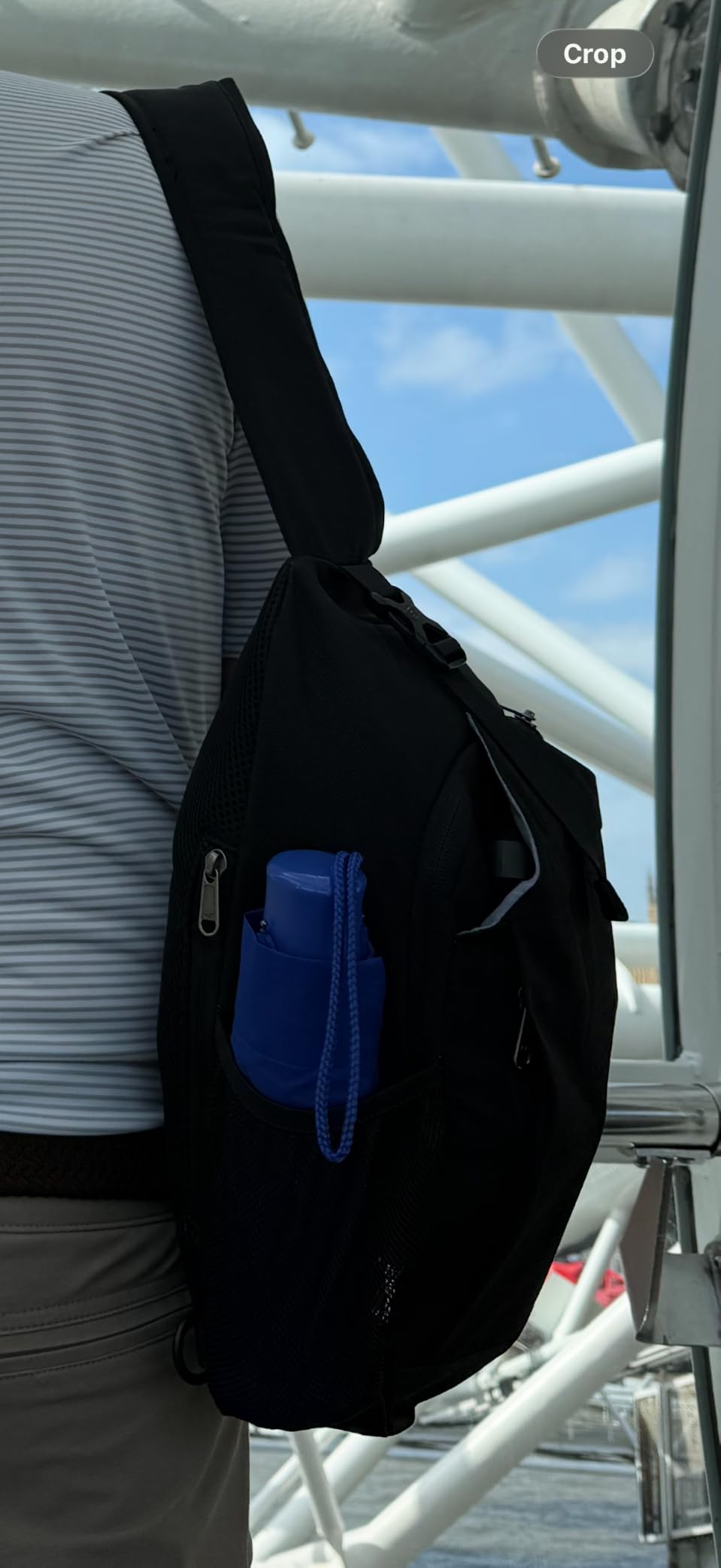 SKYSPER Sling Bag RFID Cross Body Bag Recycled Crossbody Backpack Travel Daypack customer photo 2