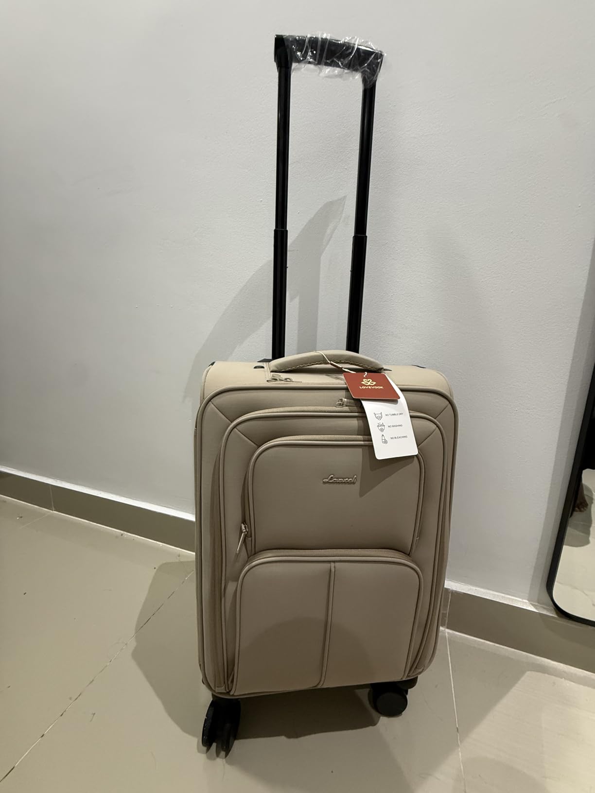 Carry On Luggage 22x14x9 Airline Approved, 22 Inch Softside Suitcases with Spinner Wheels, Lightweight Carry-on Suitcase with TSA Lock for Women Men, Large Luggage for Travel Business Trip customer photo 2