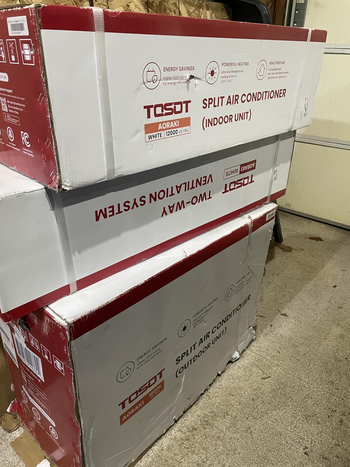 TOSOT Energy Recovery Ventilation Fan, ERV Fresh Air Exchange Accessory, Only Compatible with TOSOT Aoraki Mini-Split Air Conditioner, 18 CFM customer photo 1
