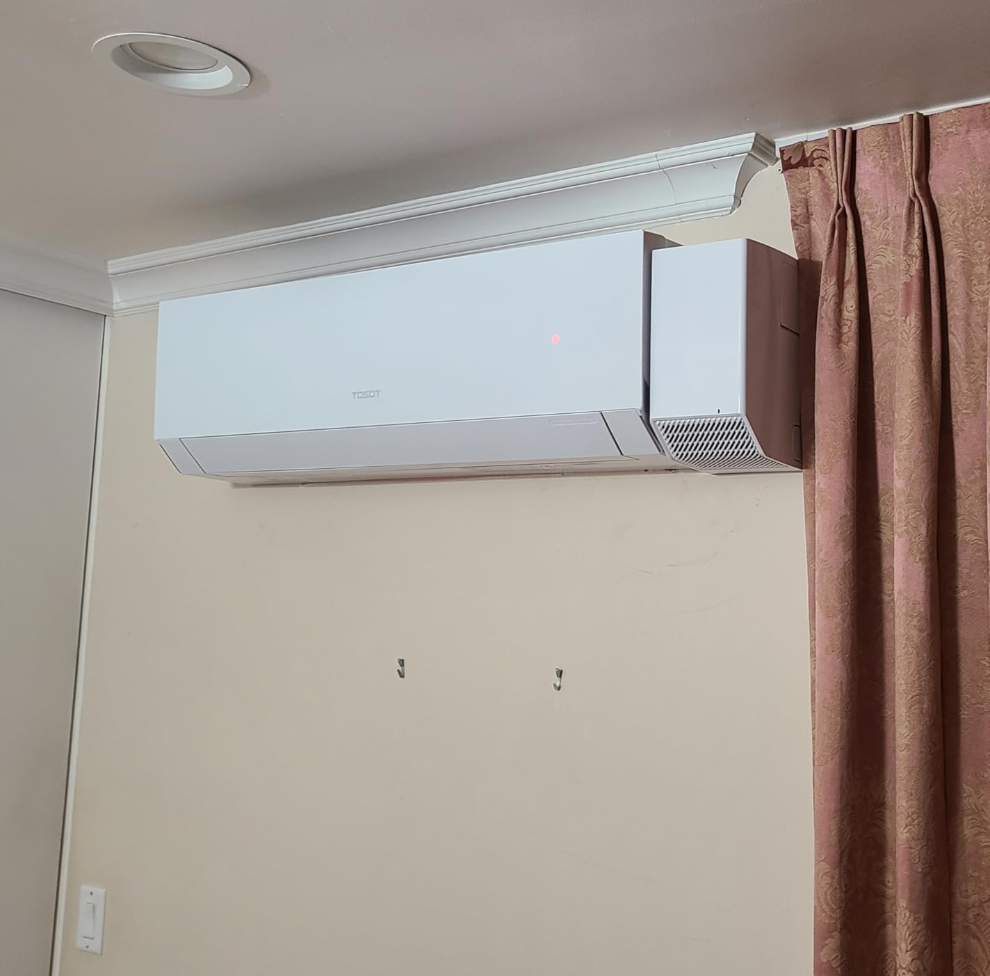 TOSOT Energy Recovery Ventilation Fan, ERV Fresh Air Exchange Accessory, Only Compatible with TOSOT Aoraki Mini-Split Air Conditioner, 18 CFM customer photo 2