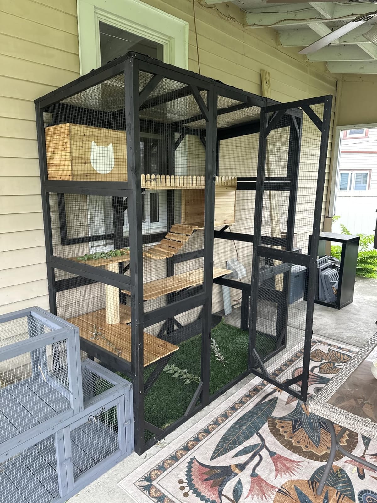 FunXplore Large Catio Outdoor Cat Enclosure Window 73