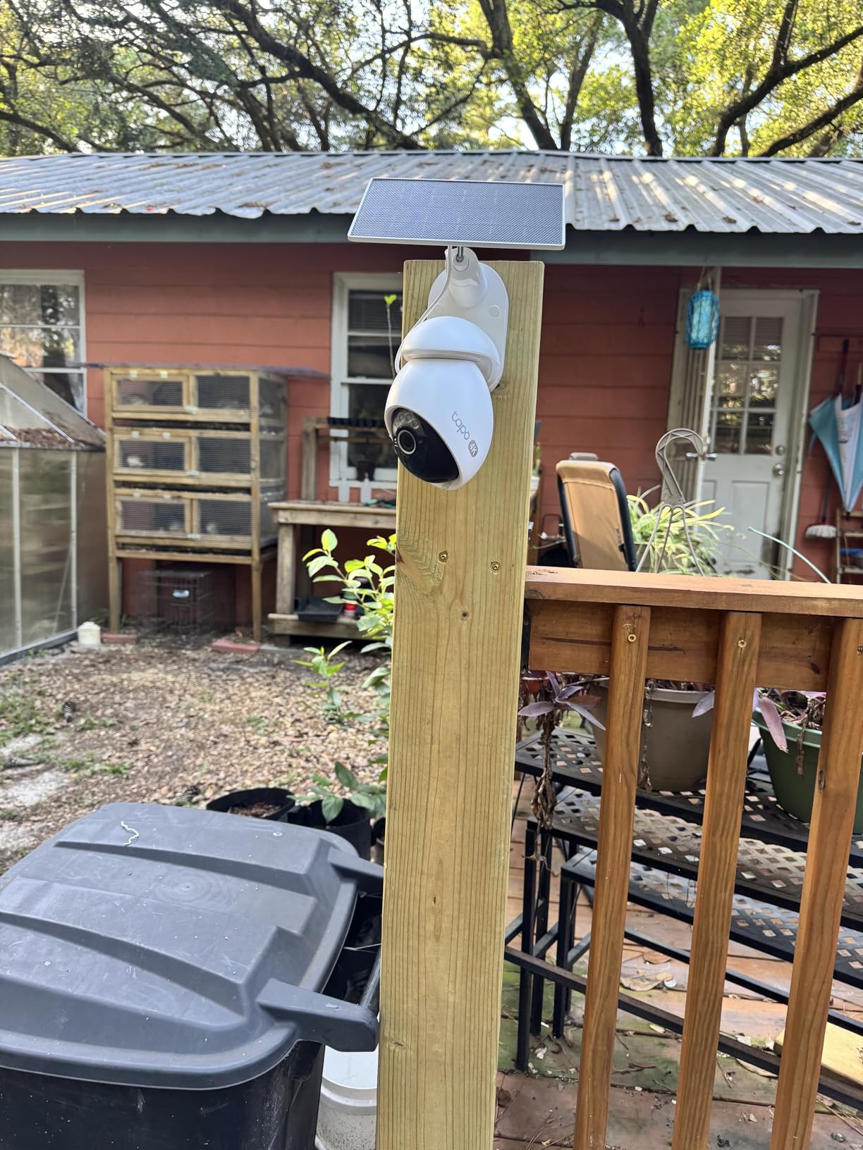Tapo 4K Outdoor Pan/Tilt Wireless Security Camera - Battery with Solar Charging, 360° Motion Track, 24/7 Capture, Person/Vehicle Detection, Subscription-Free Local Storage or Optional Cloud, C660 KIT customer photo 1