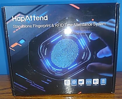 Time Clocks for Employees Small Business Automatic Calculate Hours, 0 Monthly Fees Fingerprint Time Clock, H3 Standalone Biometric Clock in Machine for Employees with 5 RFID Cards (No WiFi) customer photo 1