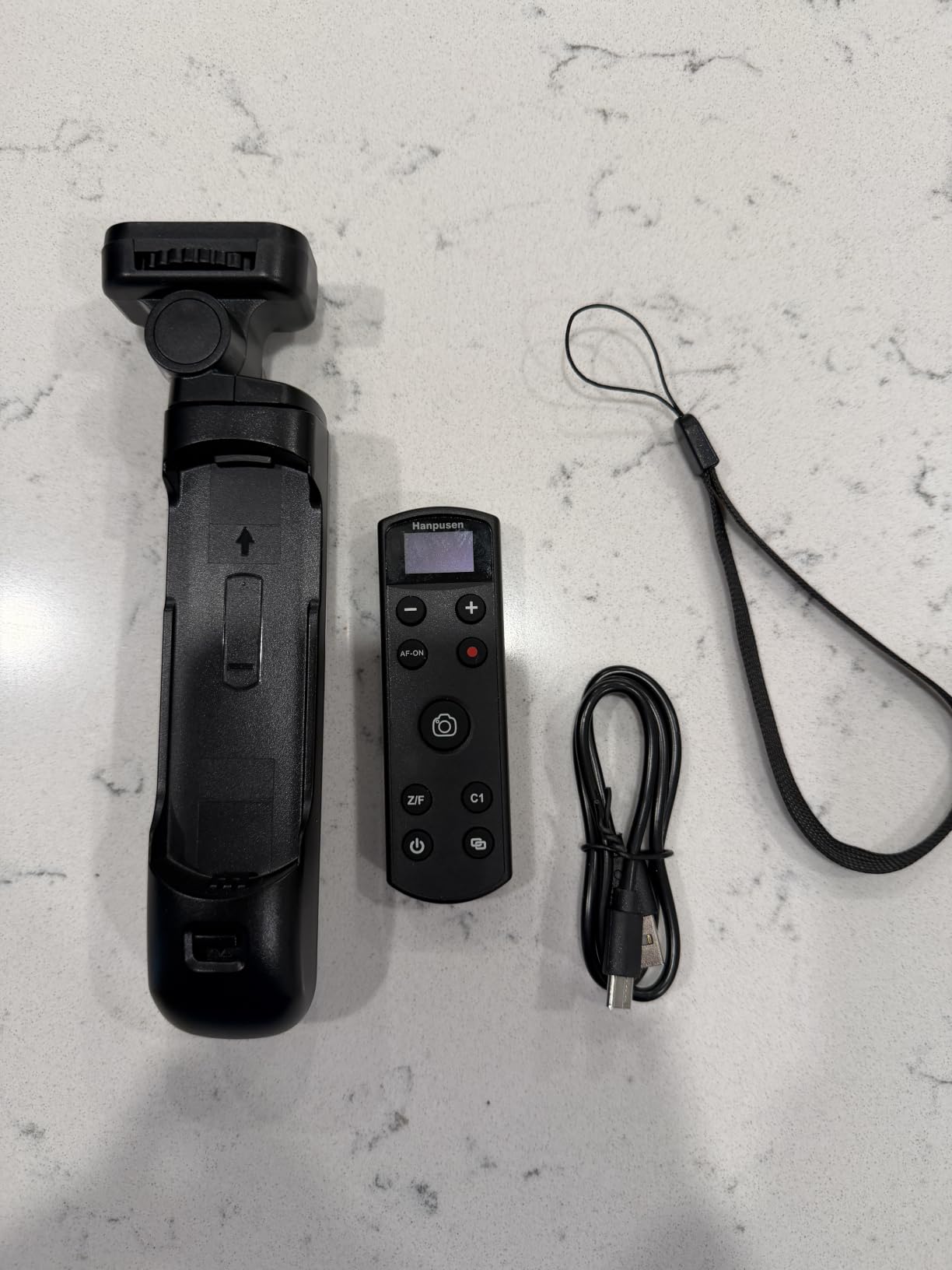 Wireless Shooting Grip Tripod with Rechargeable Remote Control for Sony ZV-1/ZV-E10/ZV-1F/ZV-E1 - Mini-Tripod for Vlogging customer photo 2