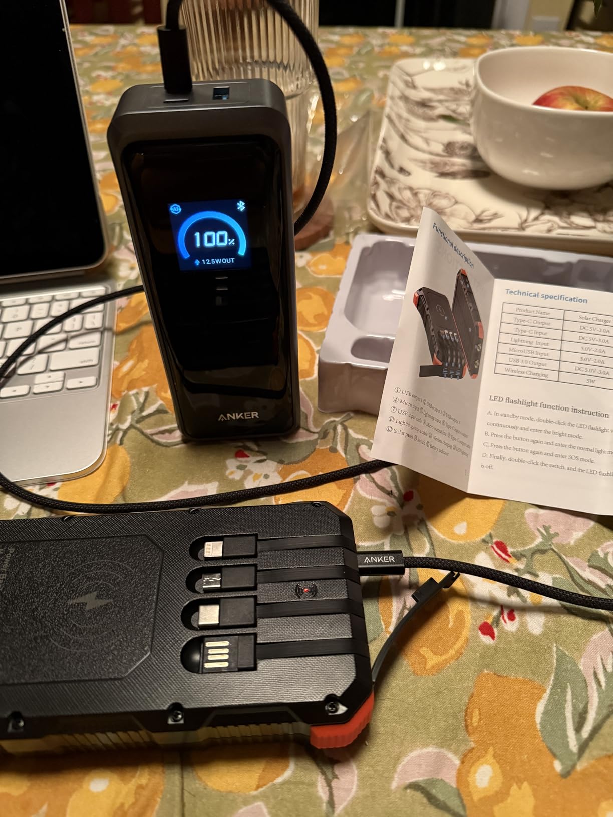 Anker Prime Power Bank, 26,250mAh 300W Fast Charging | 3-Port Portable Charger, Two-Way Charging, TSA-Approved, App Control, for MacBook, iPhone 17 / 16 Series customer photo 1