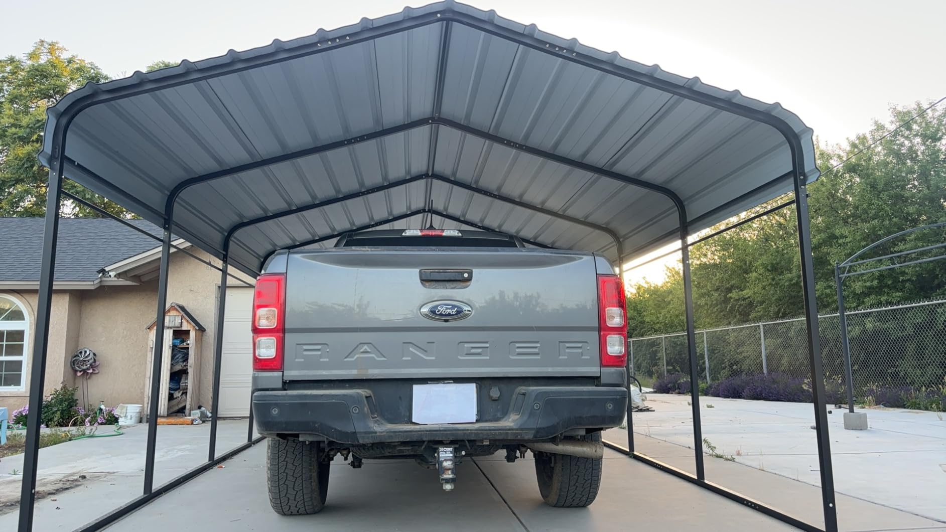 Sophia & William RV Carport 14x35ft, Car Canopy Metal Heavy Duty Shelter | Portable Garages Kit RVs Cars Canopies Sheds Tent Galvanized Steel Frame All Weather Outdoor 13ft Height for Boat,Trailer customer photo 1