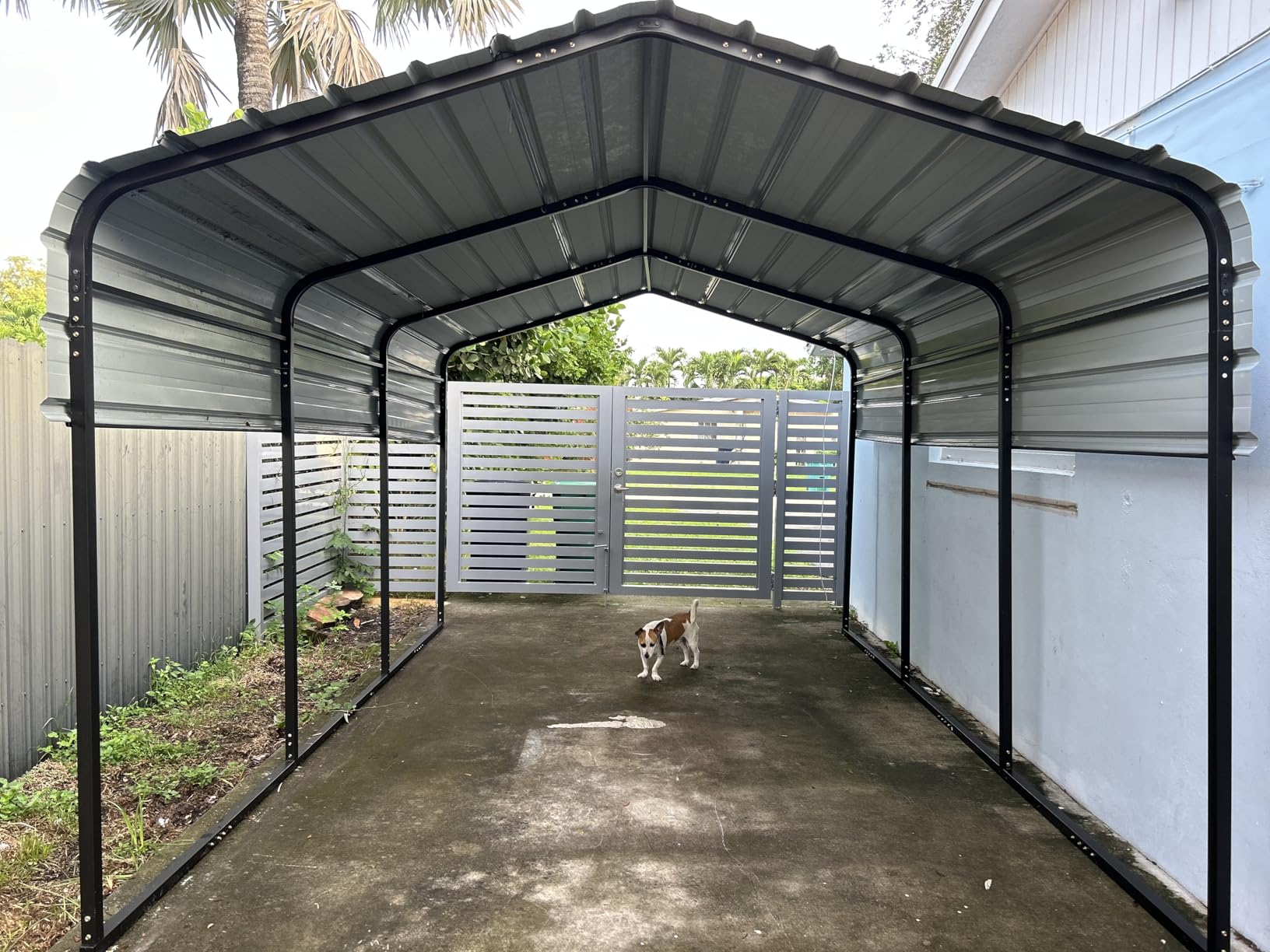 Sophia & William RV Carport 14x35ft, Car Canopy Metal Heavy Duty Shelter | Portable Garages Kit RVs Cars Canopies Sheds Tent Galvanized Steel Frame All Weather Outdoor 13ft Height for Boat,Trailer customer photo 2