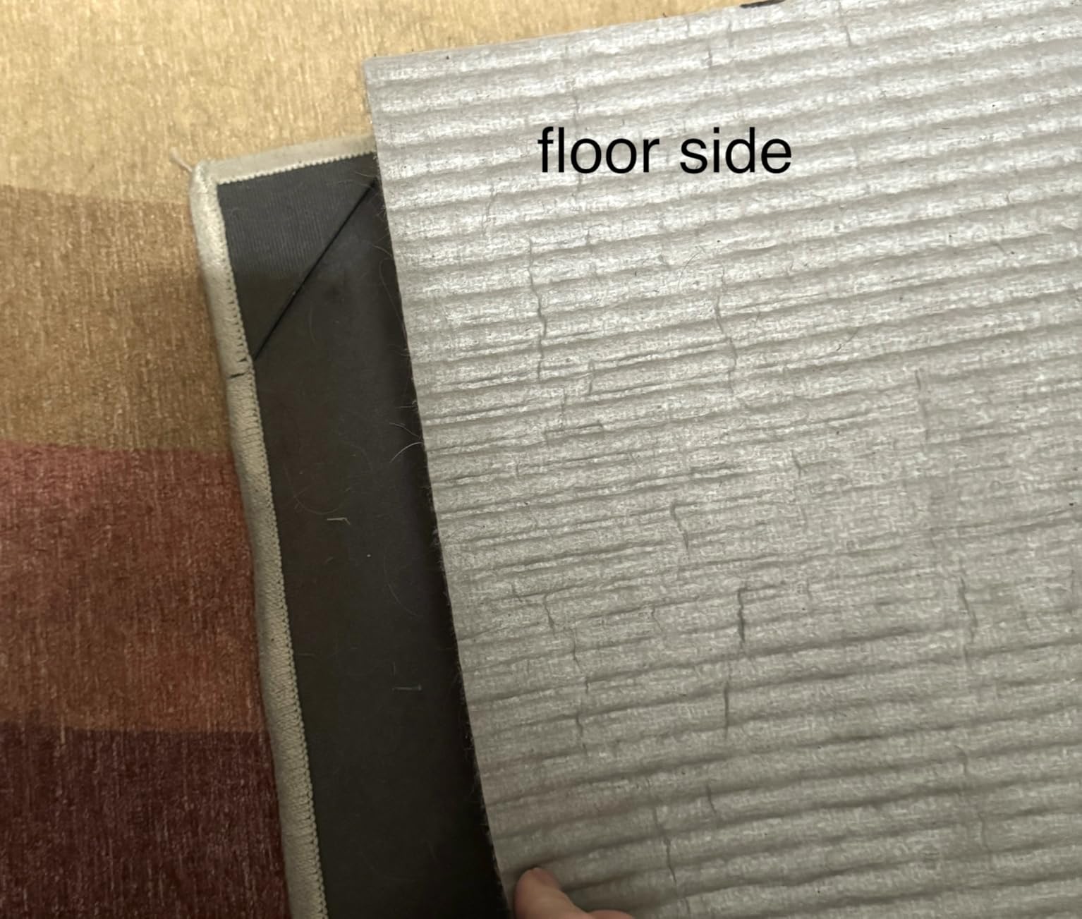 Waterproof GATORGRIP Non-Slip Rug Pad, 8x10, Pet-Friendly, Safe for All Floors, Made in the USA, Low-VOC customer photo 2
