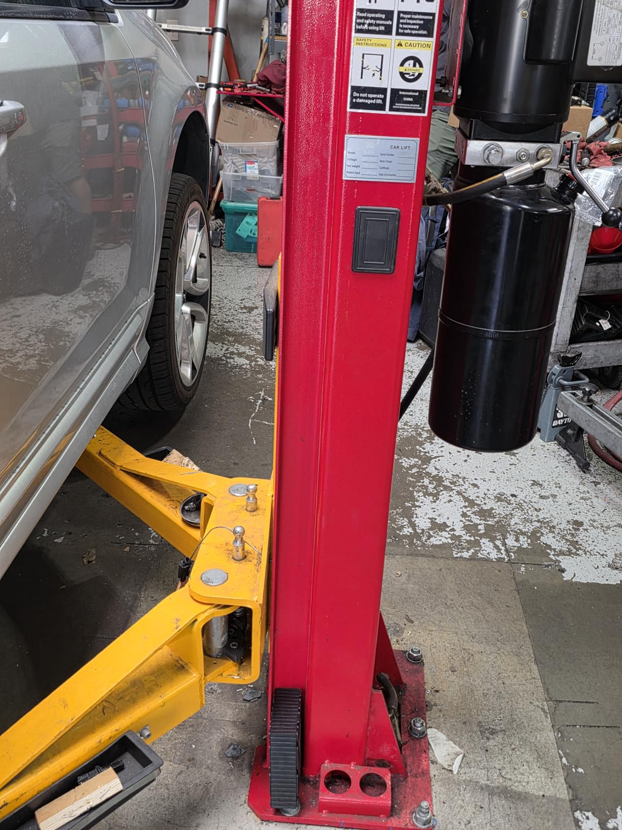 KATOOL 2 Post Lift 4.0HP 12000lbs Single Point Lock Release Car Lift Automotive Lift Truck Hoist customer photo 1