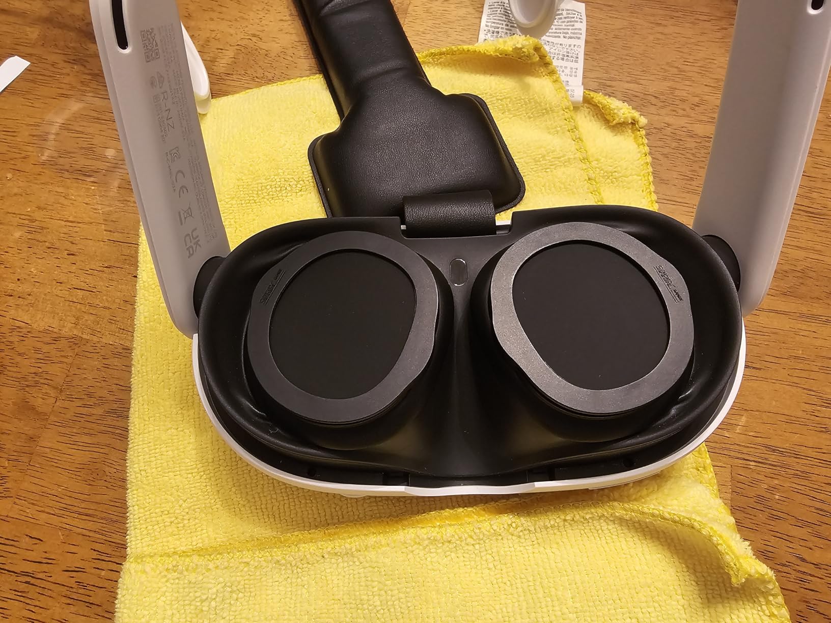 Blue Light Blocking Glasses for Meta Quest 3 with Anti Fog Wipe, Lens Protector Kit for Oculus Quest 3, VR Glasses Spacer Accessories Anti-Scratch Ring for Meta Quest 3 (Not for Oculus Quest 3S) customer photo 1