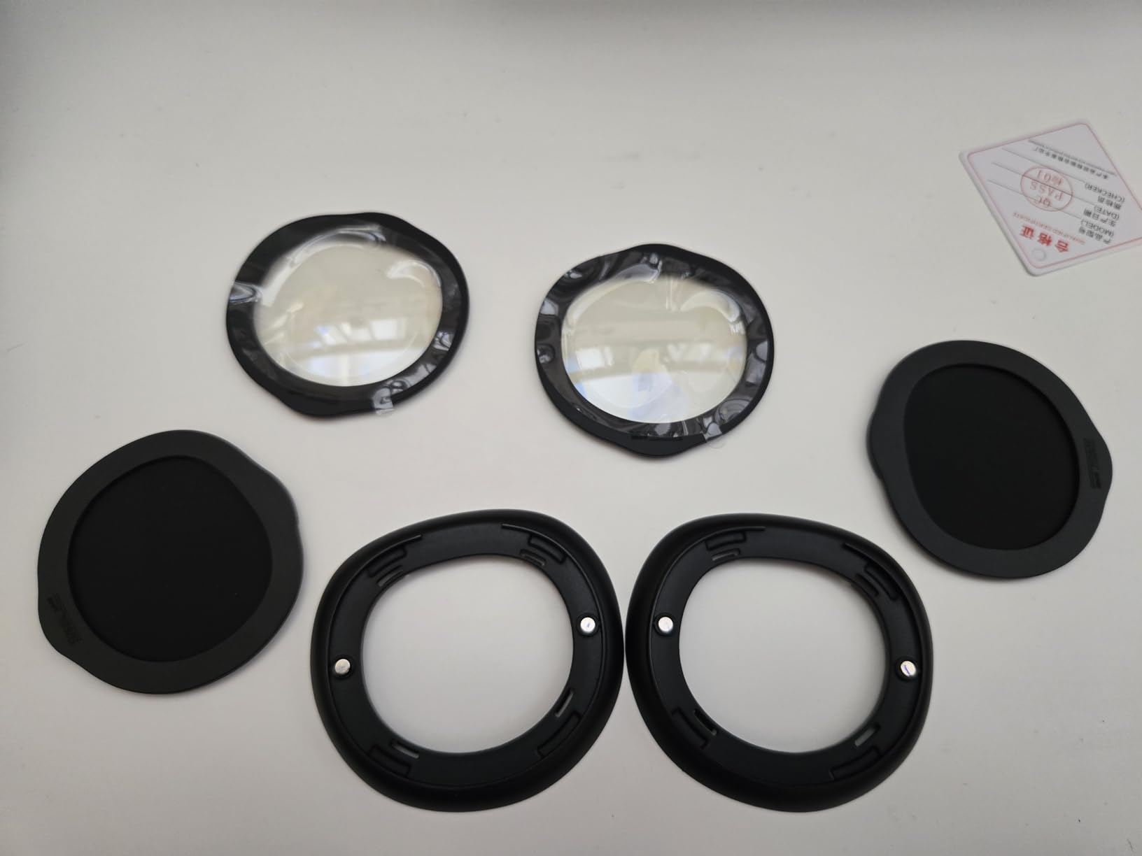 Blue Light Blocking Glasses for Meta Quest 3 with Anti Fog Wipe, Lens Protector Kit for Oculus Quest 3, VR Glasses Spacer Accessories Anti-Scratch Ring for Meta Quest 3 (Not for Oculus Quest 3S) customer photo 2