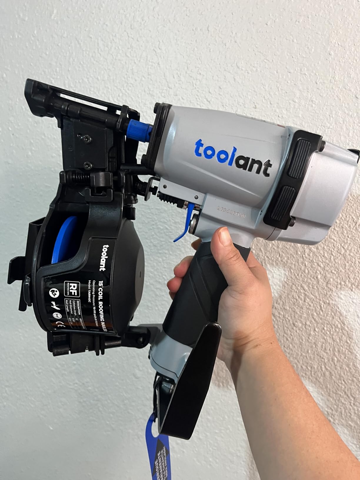 toolant Pneumatic Roofing Coil Nailer for 3/4