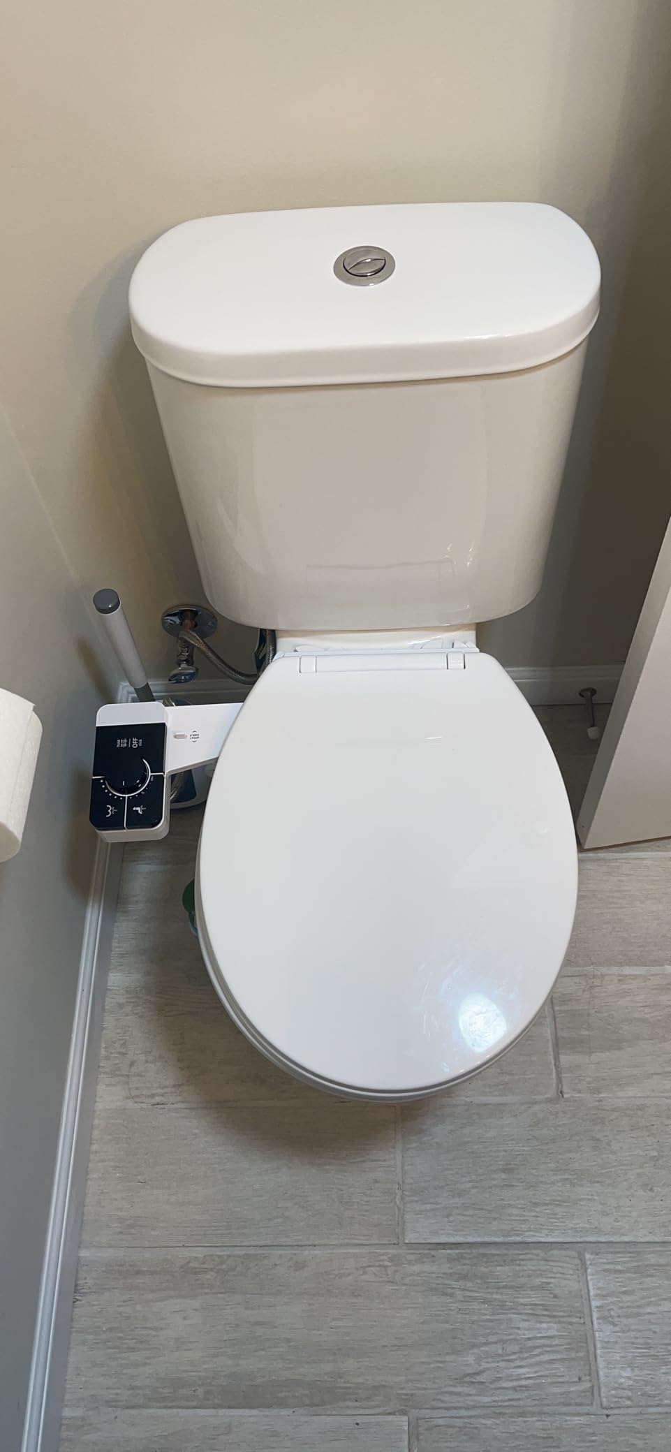 SUPERFLO Macerating Toilet System 500W Upflush Toilet for Basement | with 4 Water Inlet for Basements & Garage, Macerator Toilets Pump System - Easy Install & 1.28GPF Dual Flush customer photo 1