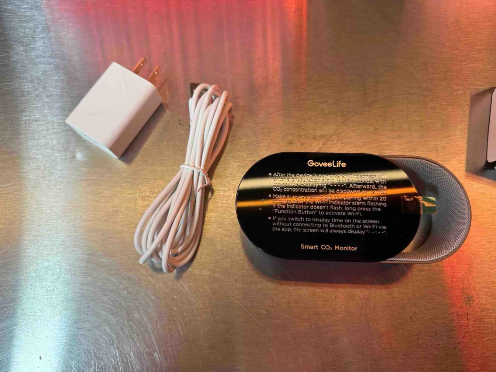 GoveeLife Smart Air Quality Monitor CO2 Detector H5140, Display & Alarm, Wi-Fi customer photo 1