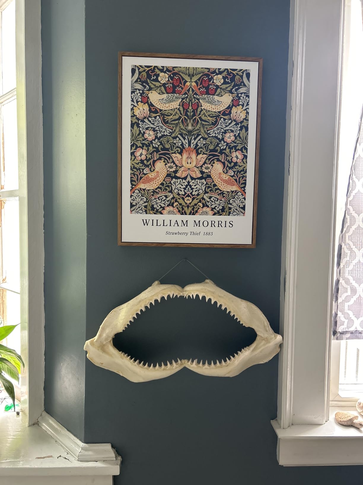 ILLBDR Vintage William Morris Framed Wall Art Abstract Floral Canvas Wall Art Set of 3 Boho Botanical Prints Gallery Artwork Neutral Flower Pictures Decor for Bedroom Living Room 12x16 Inch customer photo 1