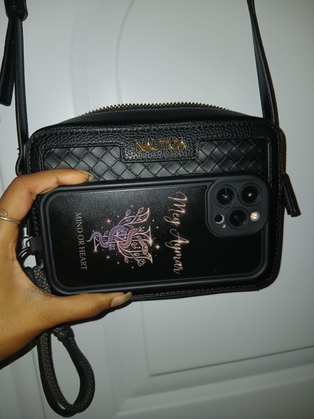 Nautica Women's Candid Camera Adjustable Crossbody Bag customer photo 2