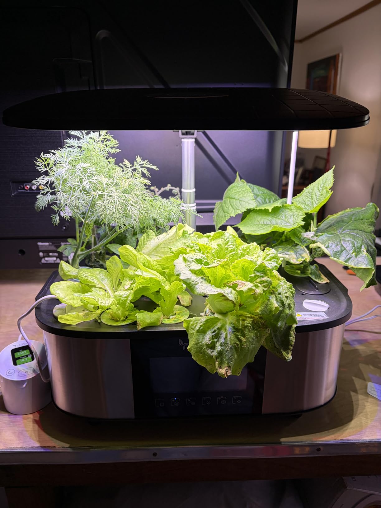 LETPOT Hydroponics Growing System, 12 Pods Indoor Herb Garden Kit with 24W LED Grow Light, 5.5L Water Tank & 16
