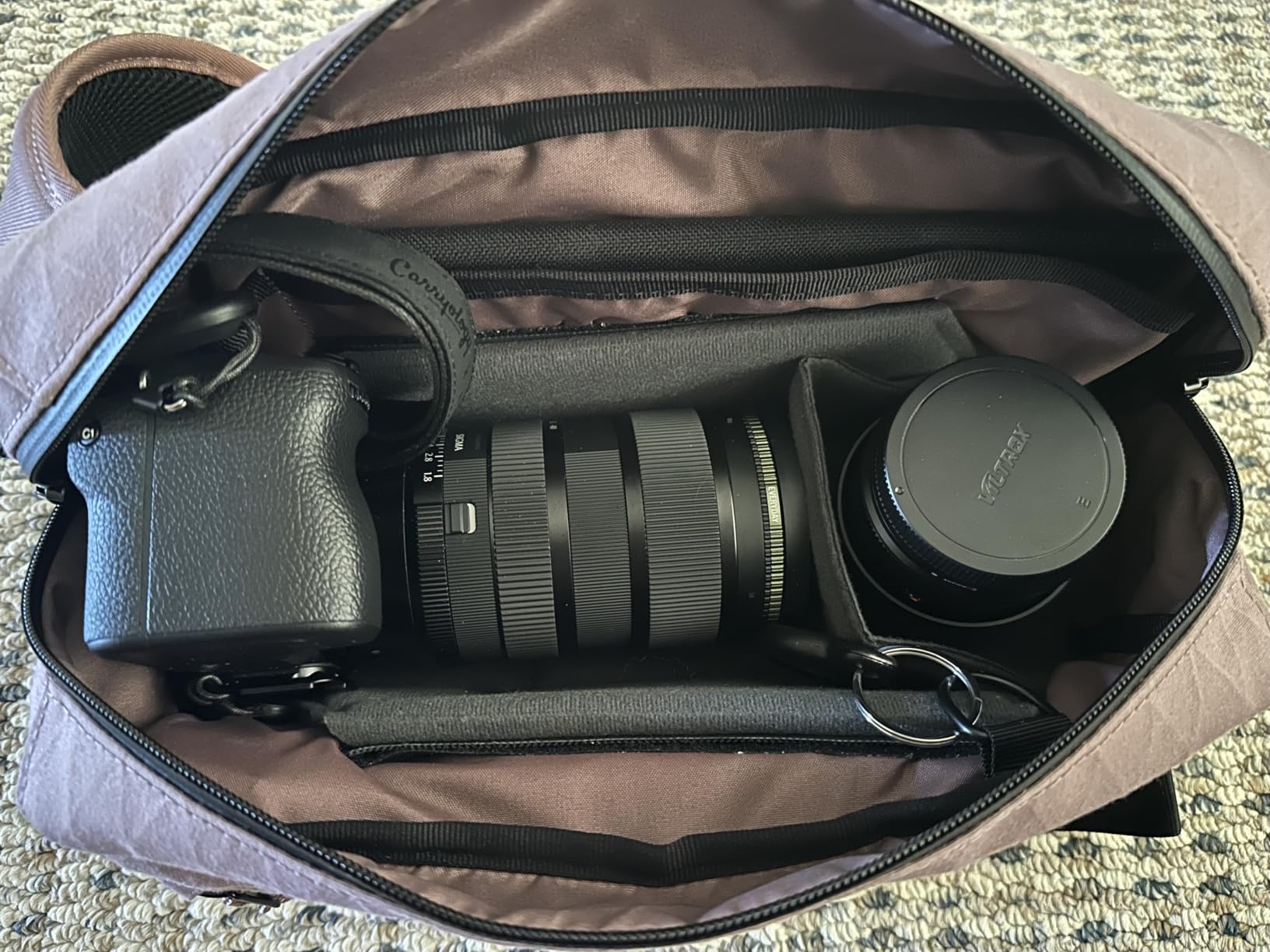 Shockproof Camera Storage Bag Removable Padded Insert Flexible Compartments Foldable Design Equipment Protecting customer photo 1