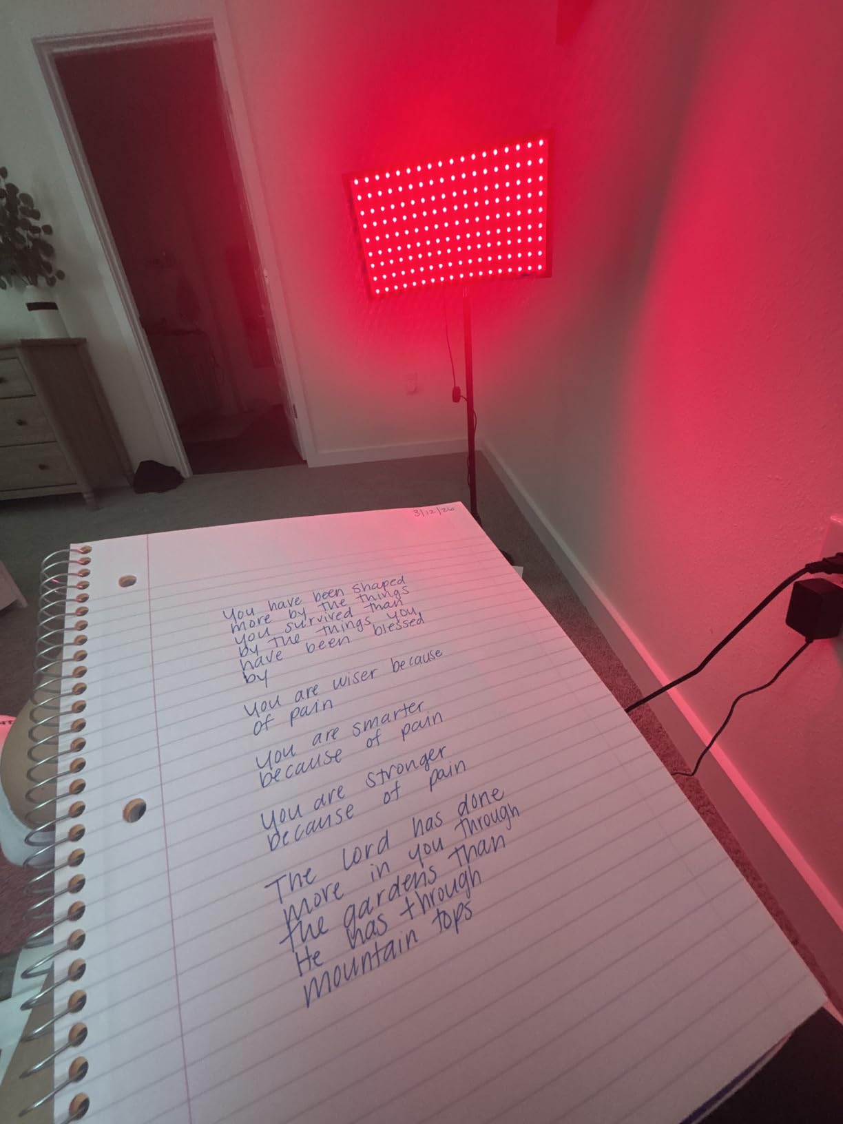 Red Light Therapy for Body Face, Infrared Light Therapy Lamp with Adjustable Stand, 660nm and 850nm Near Infrared LED Lights Panel, Red Infrared Lamp for Full Body, Gift for Men Women customer photo 1