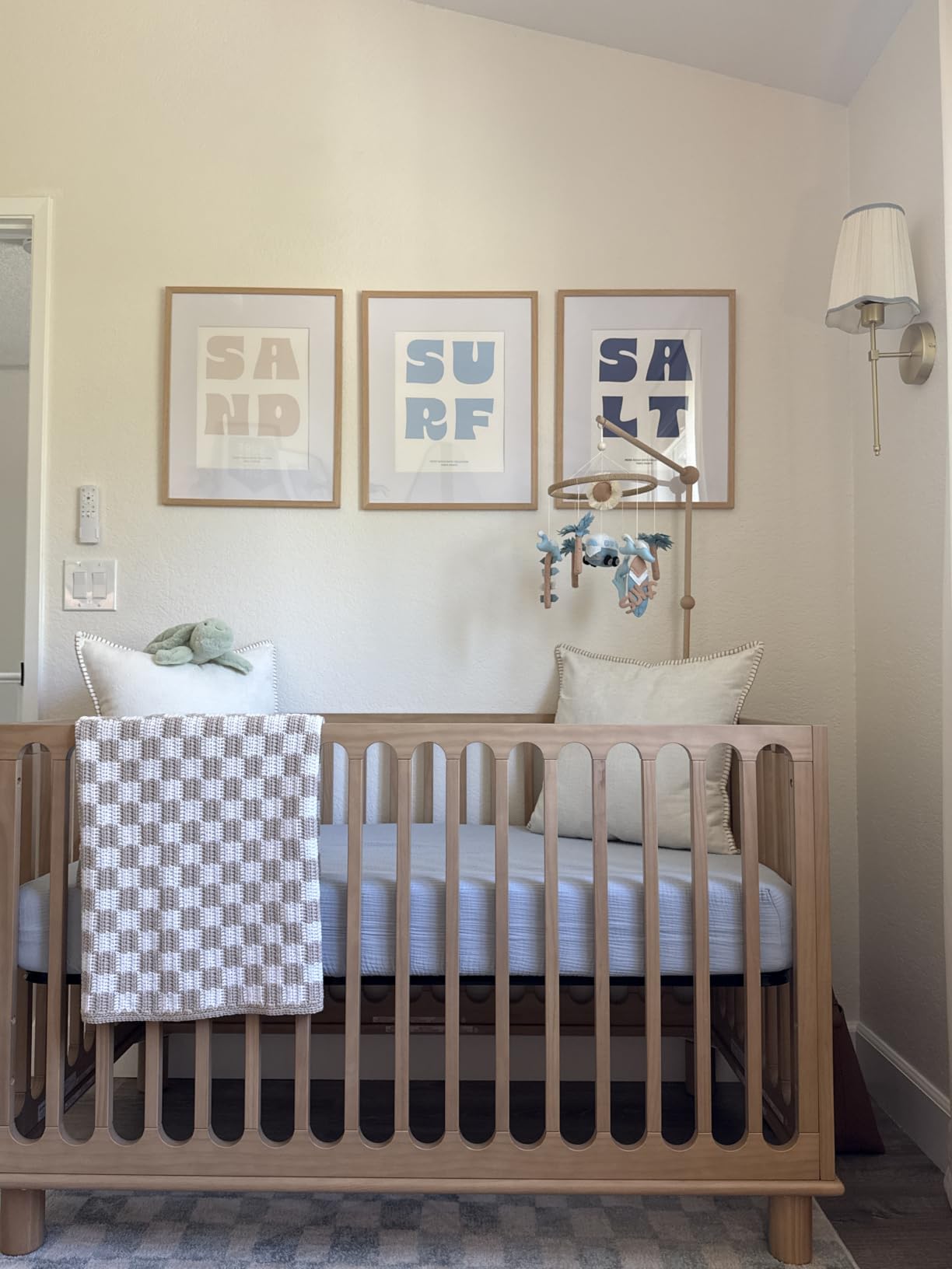 upsimples 11x14 Picture Frame Solid Wooden, Nursery Wall Frames Set of 3 | 100% Natural Solid Wood, Fit 8x10 with Mat and 11 x 14 Photos, For Kids Room, Gallery Wall Decor customer photo 1