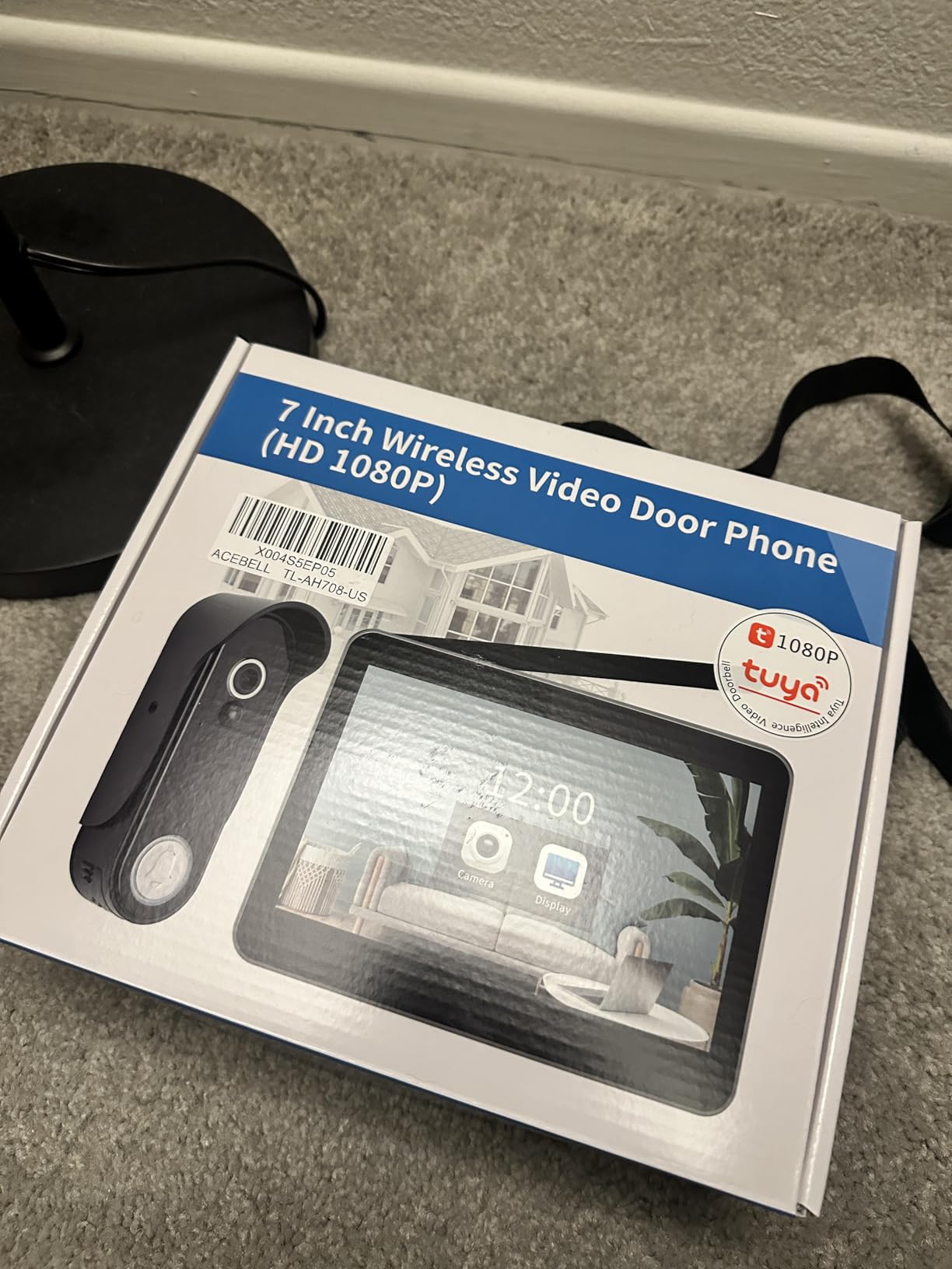 Wireless Smart Video Doorbell Intercom System, WiFi 1080P Video Doorbell Camera with Monitor, Video Door Phone with 7''Touch Screen, Motion Detection, No Subscription, APP Control customer photo 2