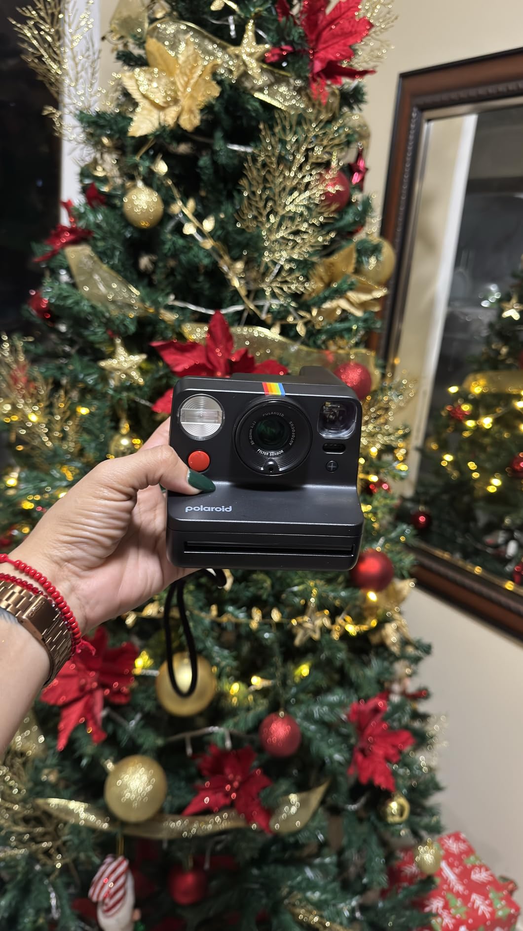 Polaroid Now+ 3rd Generation I-Type Instant Camera + Film Bundle - Now+ Bluetooth App Controlled Arctic Blue Camera + 16 Color Photos customer photo 2