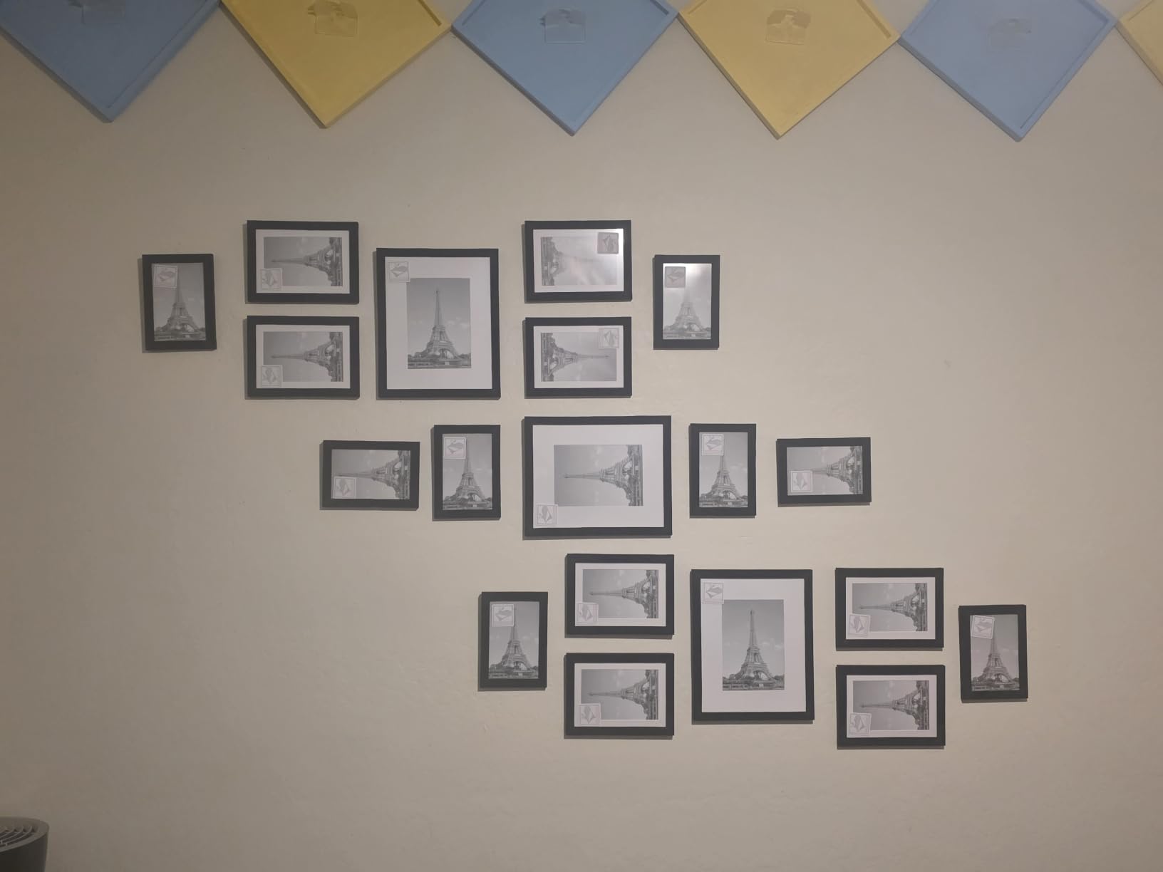 upsimples Picture Frames set of 19, Including 8x10, 5x7, 4x6 Black Frame | Multi Picture Frames Collage Wall Decor, Gallery Wall Frame Set customer photo 1