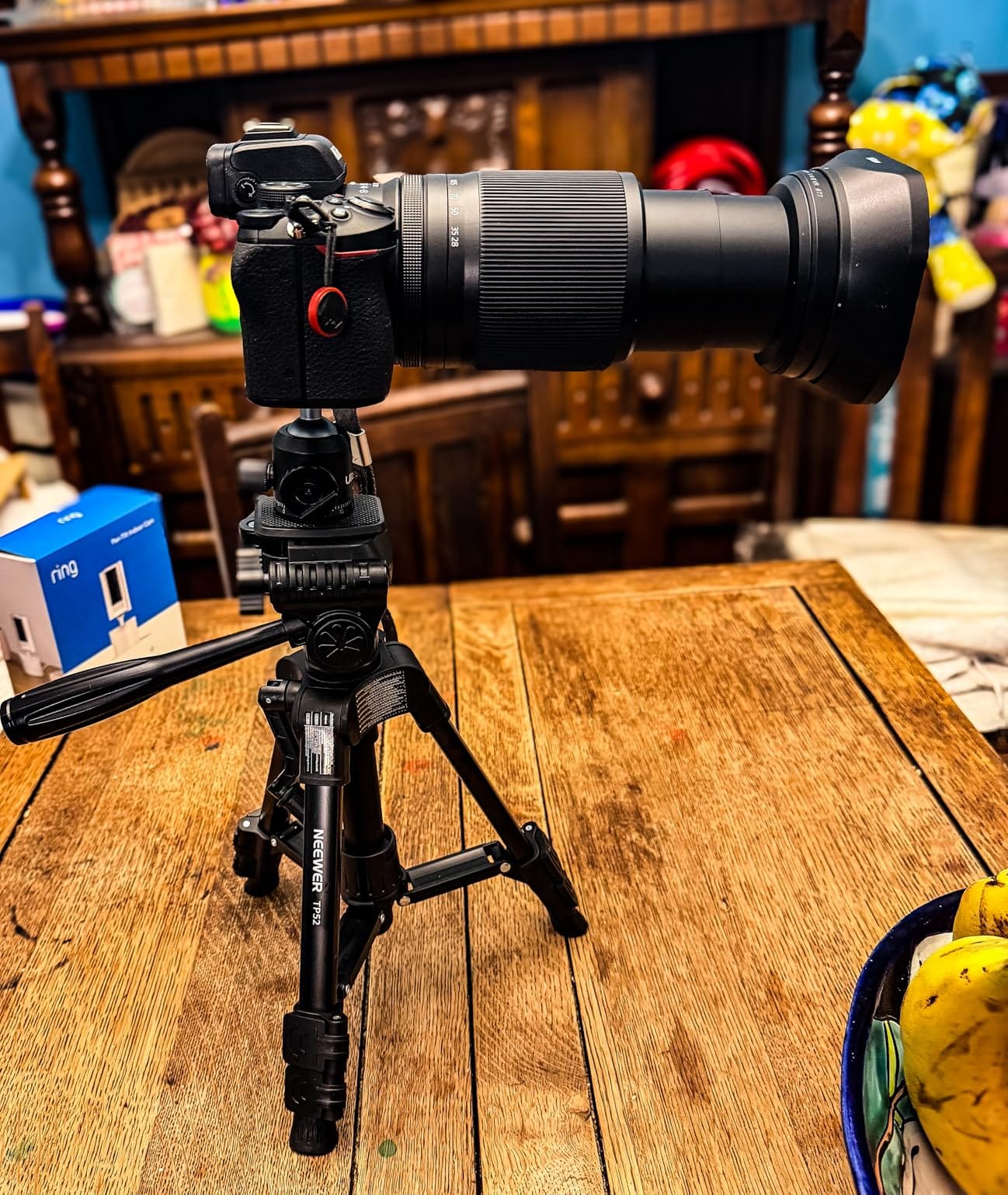 NEEWER Entry Level Version TP52 Mini Desk Phone Tripod Camera Webcam Stand | Compatible with iPhone for Video Recording, Small Compact Table Top DSLR Camcorder Stand, 3 Way Pan Tilt Head, Phone Holder customer photo 2
