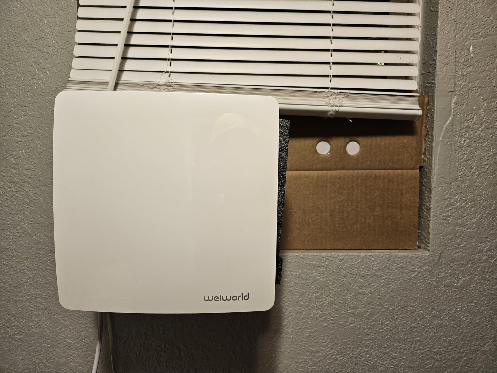 6 Inch Heat Recovery Ventilator with Ceramic Heat Exchanger, Wall-mounted Fresh Air System with WiFi and Remote Control customer photo 1