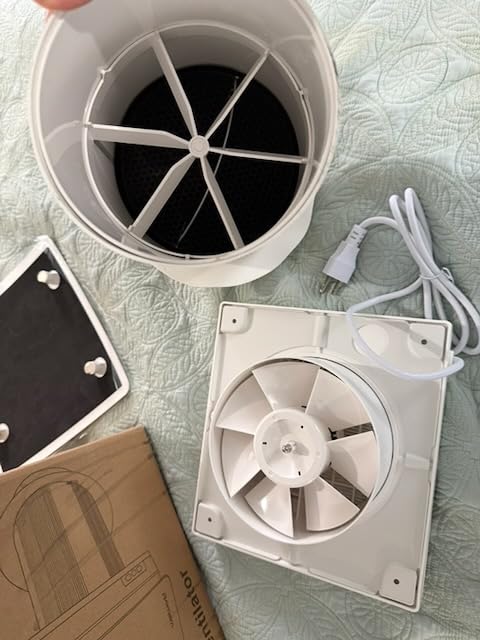6 Inch Heat Recovery Ventilator with Ceramic Heat Exchanger, Wall-mounted Fresh Air System with WiFi and Remote Control customer photo 2