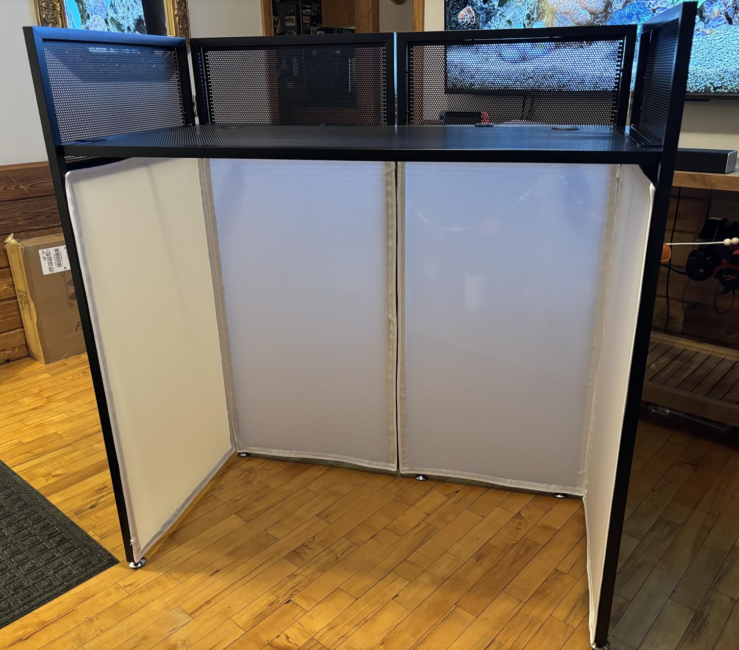 Portable DJ Booth Table Station 44