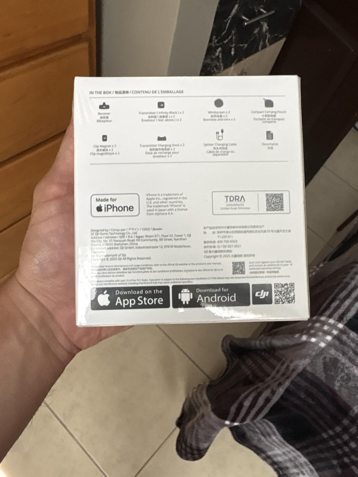 DJI Mic Mini (2 TX + 1 Mobile RX), Ultralight, Active Noise Cancelling | Wireless Lavalier Microphone for iPhone 17/16/15 & Android/PC/Tablet, Plug-and-Play, 300m Transmission, Youtube, Vlog customer photo 2