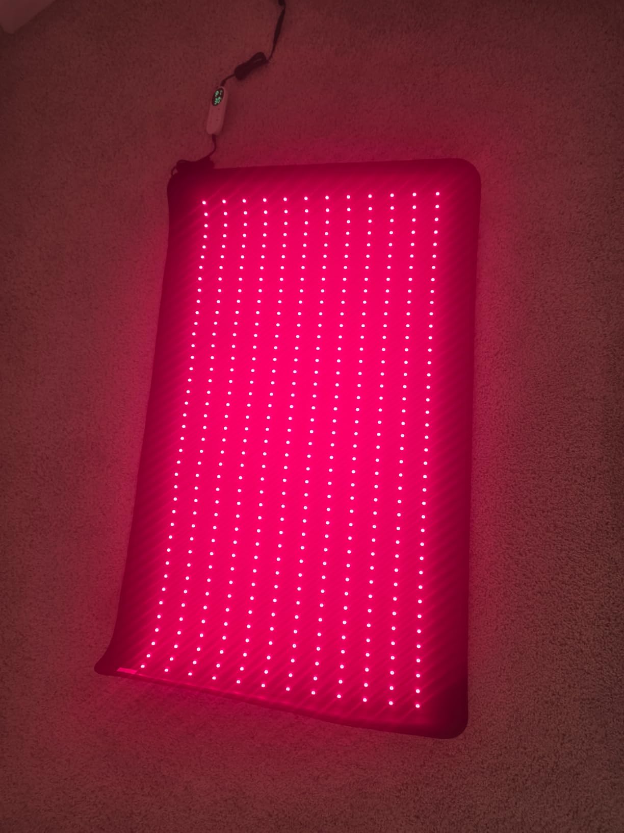 Red Light Therapy Mat for Full Body, Largest 2704 LEDs Near Infrared Light Therapy Pad, 660nm & 850nm 2in1 LEDs Light Blanket, High end Leather, 5 Power Levels UP to 288W, 73
