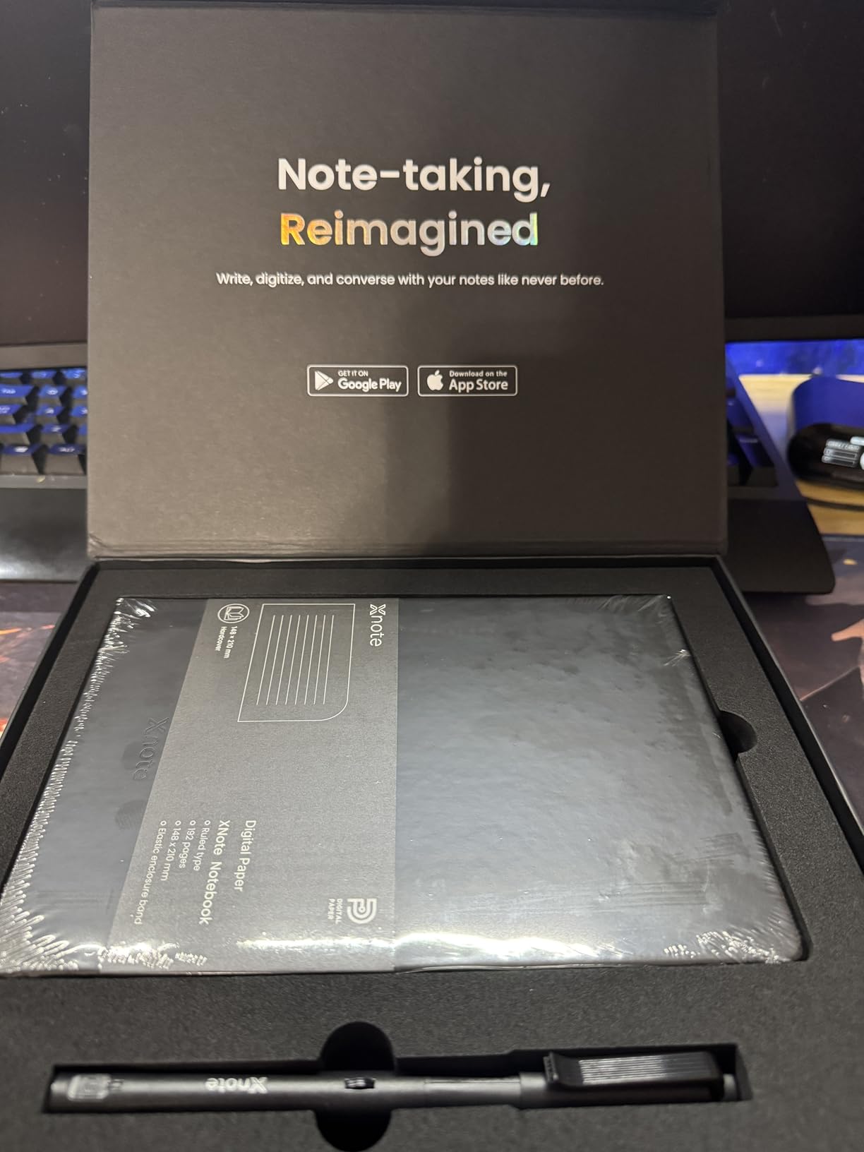 XNote Smart Pen & Notebook Starter Set - AI-Powered Digital Note Taking, Real Paper Writing Syncs to App, Bluetooth Smart Notebook, 17-Hr Battery, Official Bundle with 5 Ink Refills customer photo 2