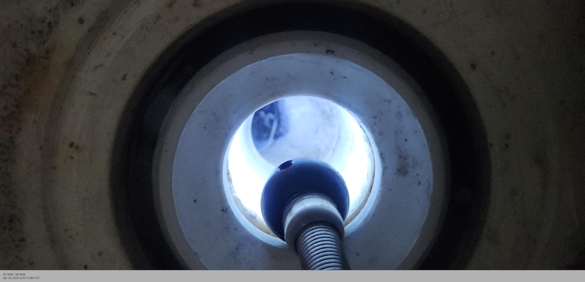 Sewer Camera 100FT, 5'' HD 1080P w/DVR-32GB Pipe Inspection Camera 5000mAh customer photo 2