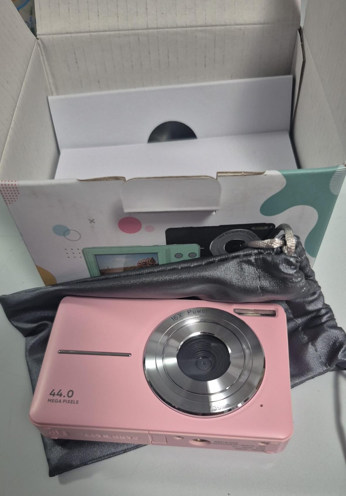 Digital Camera, Latest FHD 1080P Digital Camera for Teens with SD Card Anti Shake Point and Shoot Cameras Portable 16X Zoom Compact Small Cameras for Kids Boys Girls Seniors with Wrist Strap customer photo 2