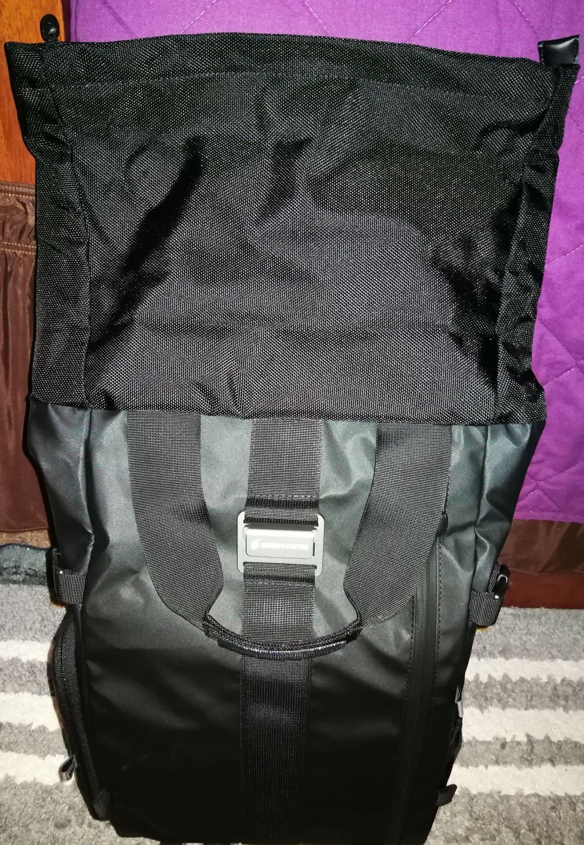 Camera Backpack, Waterproof Travel Camera Bag for Photographer Expandable Roll Top Photography Case for DSLR SLR Mirrorless Camera Fit up to 15.6 inch Laptop with Rain Cover customer photo 2